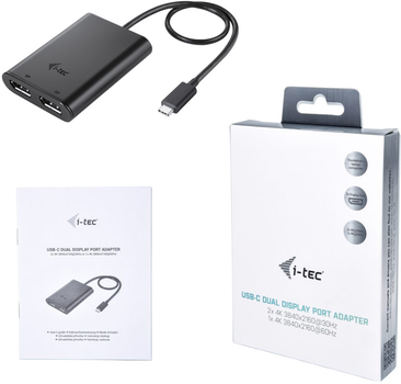 Док-станція i-tec USB-C Dual 4K DP Video Adapter (C31DUAL4KDP)