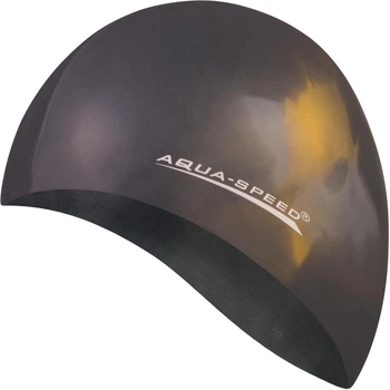 Шапка для плавания Aqua Speed Bunt Черный/Желтый (1000-113-61)