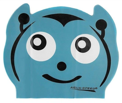 Шапка для плавания Aqua Speed Zoo Latex Turquoise (1000-116-ufo)