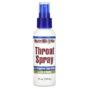 Экстракт грейпфрутовой косточки Nutribiotic Throat Spray 118 ml (1086-2022-10-3010)