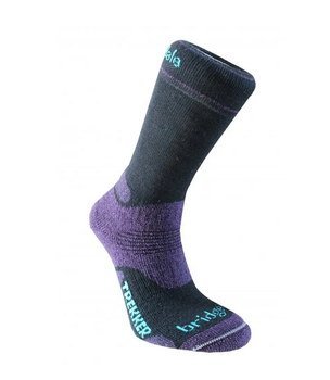 Носки Bridgedale Woolfusion Trekker Wmns Black/Purple L (1053-610644.016.L)