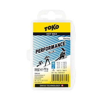 Парафин Toko Performance 40g Голубой (1052-550 1030)