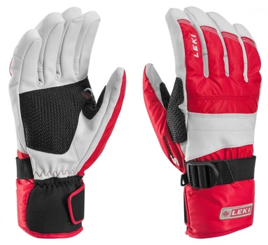 Рукавички LEKI Mountain Trail S 9 Red White (1052-634 82083 090)