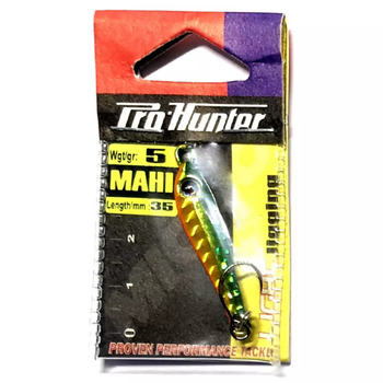 Пилькер Prohunter Mahi with single hook 5g Оранжевый/зеленый (1013-9637.00.87)