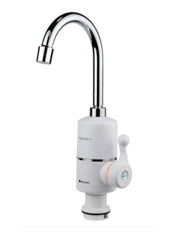Кран-водонагреватель AQUATICA NZ-6B112W проточный 3кВт для кухни с гусаком и регулировкой температуры TR_9797133