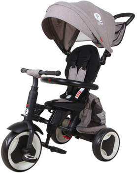 Велосипед дитячий Qplay RITO Plus EVA Складаний Триколісний Grey (S380-8Grey)