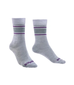 Носки Bridgedale Liner Everyday Merino Performance Grey/Purple S (1053-710027.065.S)
