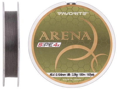 Шнур Favorite Arena PE 4x 100m #0.4/0.104mm 8lb/3.5kg (1013-1693.10.95)