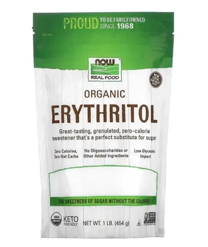 Эритритол сахарозаменитель Now Foods (Erythritol) 454 г
