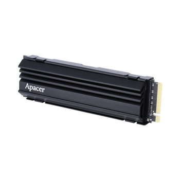 Твердотельный накопитель SSD Apacer AS2280Q4U 512GB M.2 PCIe Gen4 x4 с радиатором AP512GAS2280Q4U-1 Black