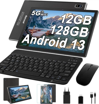 Планшет 10.1" AOCWEI X900 6+6/128Gb 8 ядер Android 13 8000 mAh Черный