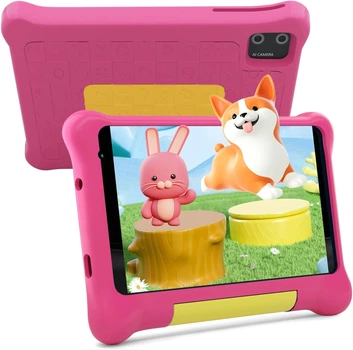 Детский планшет 7" Yicty TK707 2/32Gb 4 ядра Android 13 Розовый (101933528) - Уценка