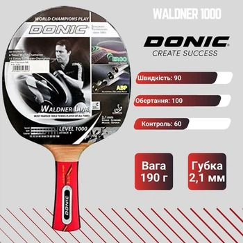 Ракетка для настольного тенниса Donic Schildkrot Waldner 1000