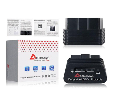 AERMOTOR Автосканер диагностика OBD 2 ELM327 V1.5 pic18f25k80 WIFI IOS / Android