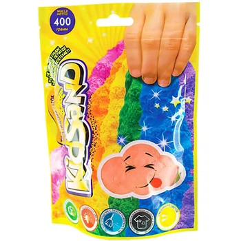 Кинетический песок KidSand Danko Toys оранжевый 400 грамм