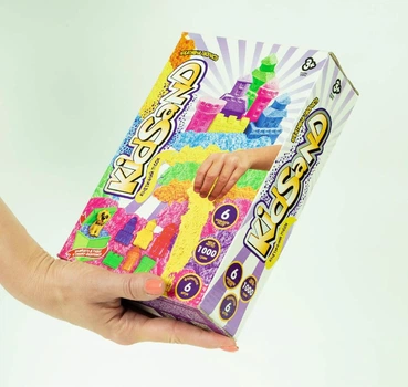 Набор кенитического песка KidSand Danko Toys 6 цветов 1 кг