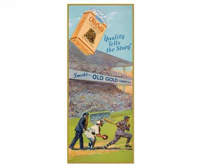 Постер CP Old Gold 1930, Вінтаж 25х60 см (379)