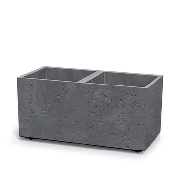 Горшок для цветов Prosperplast на роликах Sierra Case Beton Effect 80 см. Маренго