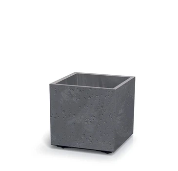 Горшок для цветов Prosperplast на роликах Sierra Square Beton Effect 40 см. Маренго
