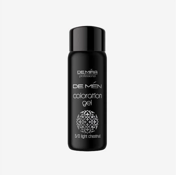 Система для камуфляжа волос и бороды DeMen BARBER COLOR AMMONIA FREE Светлый шатен – 5/0 DeMira Professional 120 мл