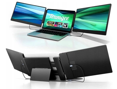 Портативные мониторы для ноутбуков lCD Teamgee s2 / 2x 14" (1920x1080) IPS / USB Type-C / 2x 2W