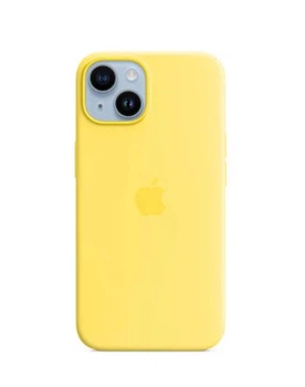 Чехол силиконовый OEM Silicone Case with MagSafe для iPhone 14 Canary Yellow