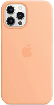 Чехол силиконовый OEM Silicone Case with MagSafe для iPhone 12 Pro Max Cantaloupe