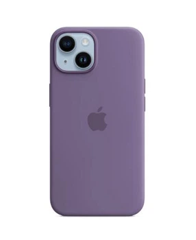 Чехол силиконовый OEM Silicone Case with MagSafe для iPhone 14 Iris