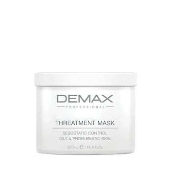 Сужающая поры маска Каолин и Травы Demax Threatment Mask Sebostatic Control Oily & Problematic Skin 500 мл