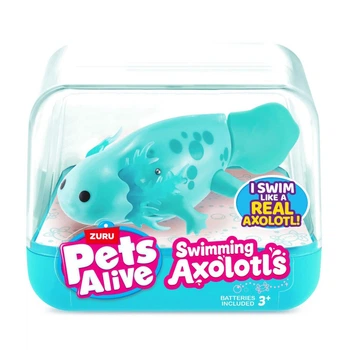 Интерактивная игрушка Pets & Robo Alive из пластика 9 см бирюзовая (560629)