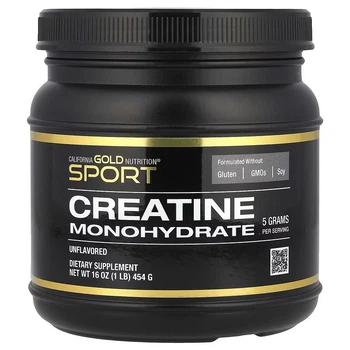 Креатин моногидрат California Gold Nutrition Creatine Monohydrate 454g (Unflavored)