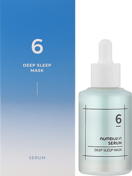 Serum do twarzy Numbuzin No.6 Deep Sleep Mask 63% nawilżające 50 ml (8809652580210)