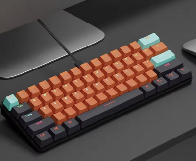 Механічна клавіатура з HOT SWAP MUCAI MAK610 Keys RED SWITCH, RGB, UKR/ENG ORANGE(MKA610O)