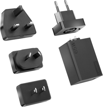 Блок живлення для ноутбука Lenovo 65W USB-C AC Travel Adapter (40AW0065WW)