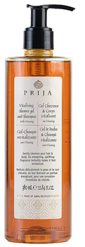 Восстанавливающий гель для душа и шампунь с женьшенем - Prija Vitalising Shower Gel And Shampoo 380ml (380ml) (1241012-686133872-2)