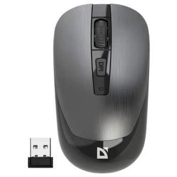 Мишка Defender Wave MM-995 Silent Wireless Grey