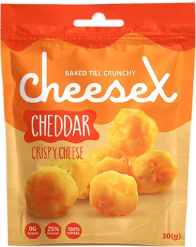 Сушеный сыр CheeseX Чеддар 30 г (0.03 кг) (4820143391317)