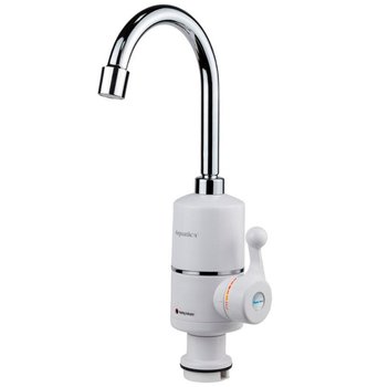 Кран-водонагреватель AQUATICA NZ-6B112W проточный 3кВт для кухни с гусаком и регулировкой температуры (SG-14471)