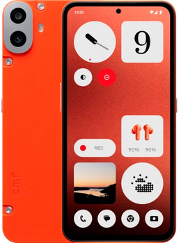 Мобильный телефон CMF by Nothing Phone 1 2 SIM, 6.67, MediaTek Dimensity 7300, 8 Gb, 256 Gb, 50 + 2 Mpx, Bluetooth, WI-FI, помаранчевий 300608