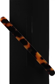 Заколка-автомат, вузька, жовто-коричнева - Janeke NZ0063T (1202381-27059491)