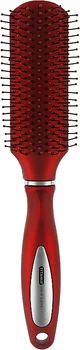 Массажная щетка для волос, красная, 24 см - Titania Salon Professional (195219-27061630)