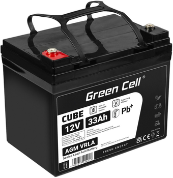 Аккумуляторная батарея Green Cell AGM VRLA 12V 33Ah (5903317224013)