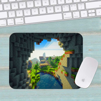 Коврик для мыши Майнкрафт Minecraft маленький 009 (180х220х3мм)