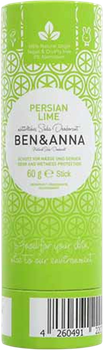 Dezodorant Ben & Anna Natural na bazie sody w sztyfcie Persian Lime 60 g (4260491220257)