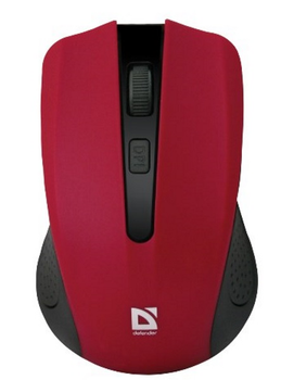 Миша безпровідна Defender Accura MM-935 4кнопки 800-1600dpi червоний