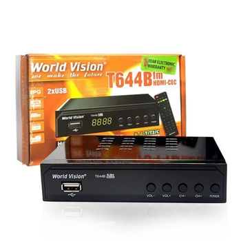 Т2 тюнер World Vision T644B FM