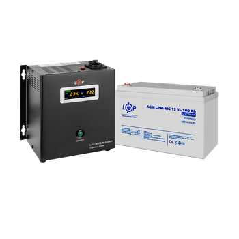Комплект резервного питания ИБП + мультигелевая батарея (UPS W500 + АКБ MG 1200Wh)