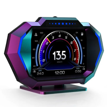 Бортовой компьютер HUD P24 GPS-спидометр, OBD2