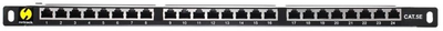 Patch panel Netrack 19'' 24-porty Cat 5e FTP, z półką (104-12)