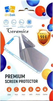 Универсальная защитная пленка Drobak Ceramics Anti-Shock для смартфона 4.5" (99x59) (474714)
